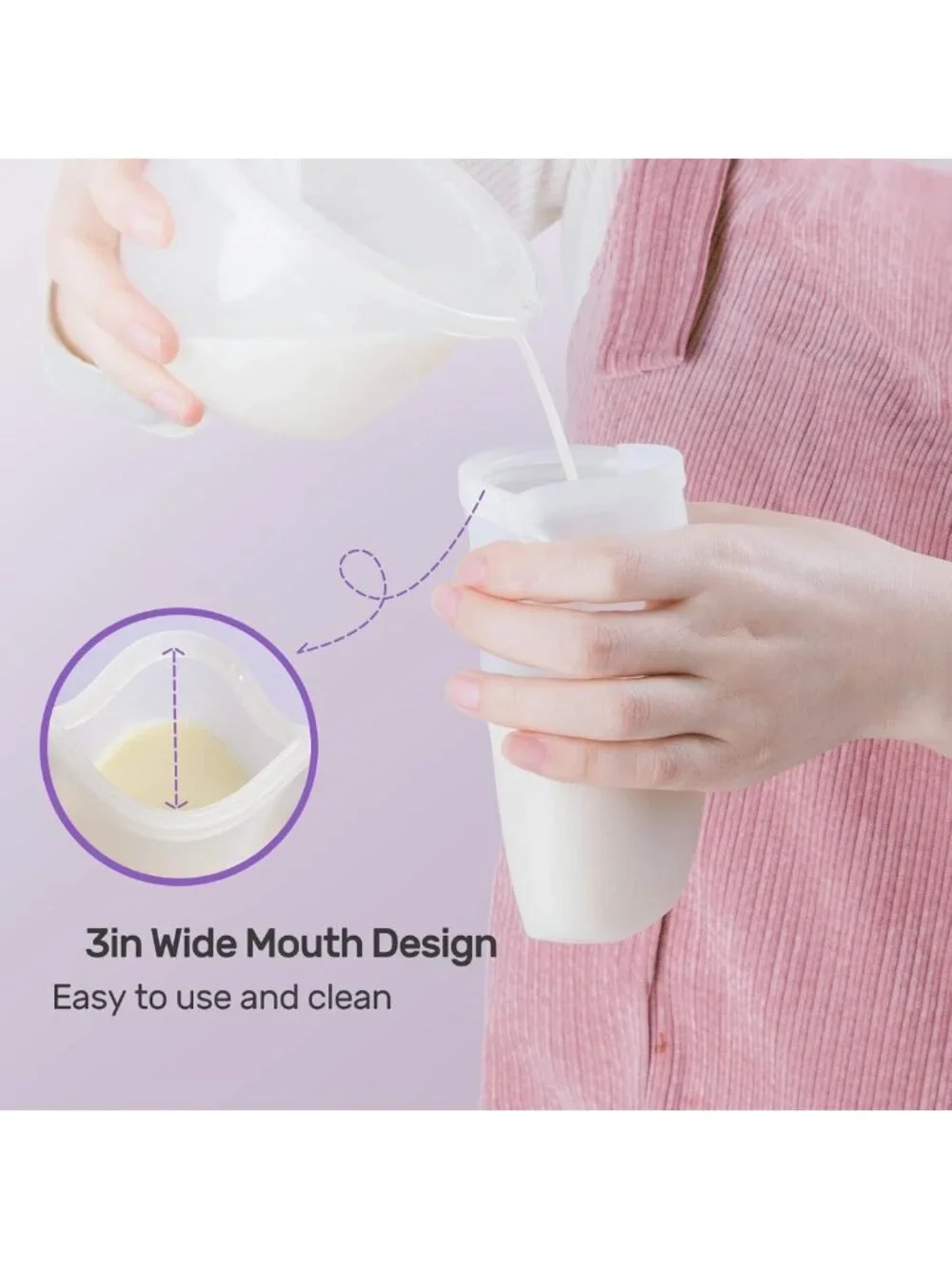 Reusable Silicone Breastmilk Storage Bags - 7 Pcs, 8oz Leak-Proof Freezer Bags